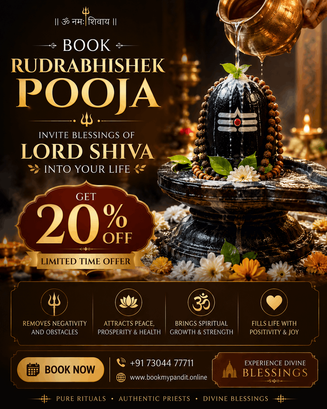 rudrabhishek puja on book my pandit online